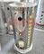 150L 304 বিএ মিরর স্টেইনলেস স্টিলের পানির ট্যাঙ্ক 15 টিউবগুলি সোলার ওয়াটার হিটারকে চাপ দেওয়া হয়েছে